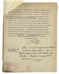 William Taft Letter Signed, With Additional Autograph Note Signed, Regarding His Appointment to the Supreme Court -- ''...This discussion as to Wilson's appointing me to the Bench only amuses me...''